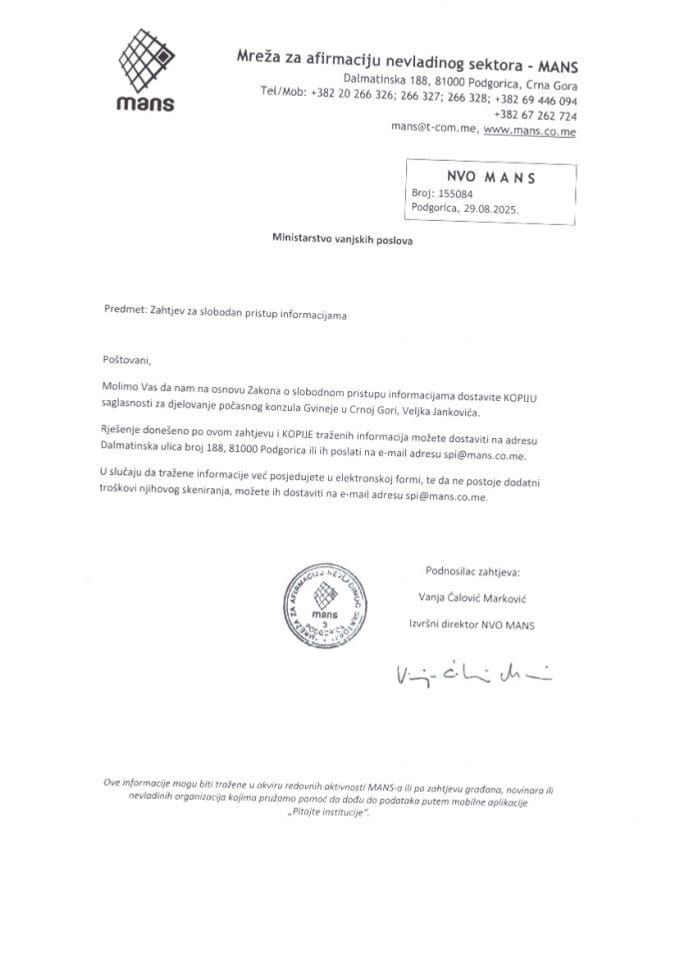 Rješenje broj: 17/1-056/25-54-2