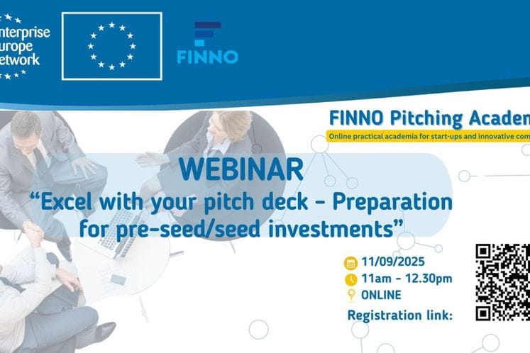 Poziv za učešće na webinaru - FINNO Pitching Academia
