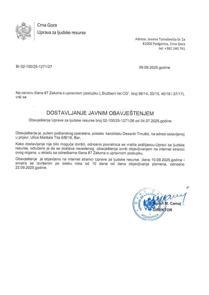 Desanka Tmušić 10 09 2025