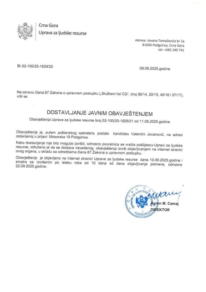 Valentina Jovanović 10 09 2025