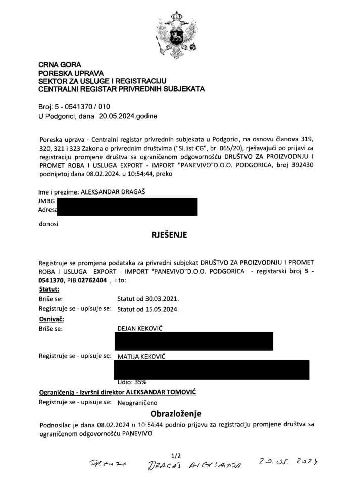 Informacija XII 05/02-UP-132/4-25