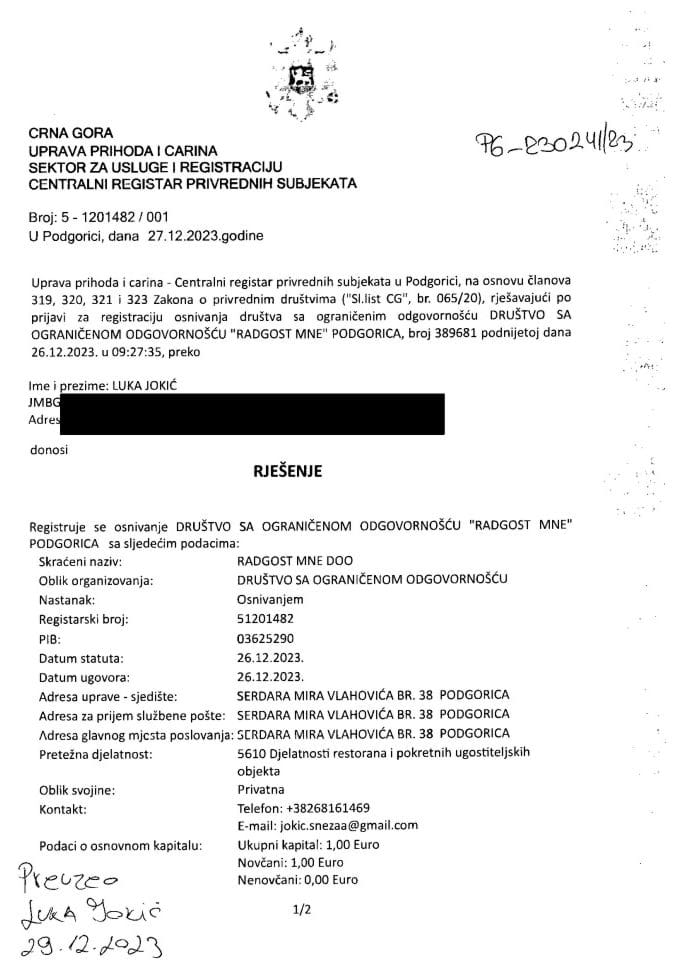 Informacija I 05/02-UP-129/4-25