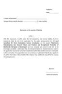 Annex 2 statement Lokalni konsultant GEF 7 projekta