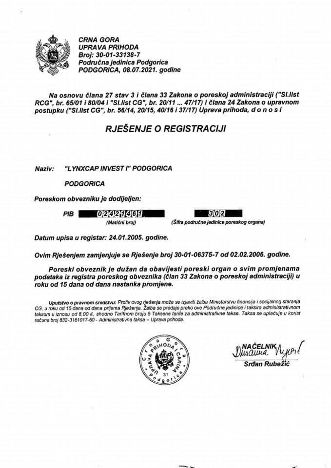 Informacija IV 05/02-UP-131/4-25