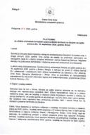 Predlog platforme za učešće ministarke evropskih poslova Maide Gorčević na Savjetu za opšte poslove EU, 16. septembar 2025. godine, Brisel