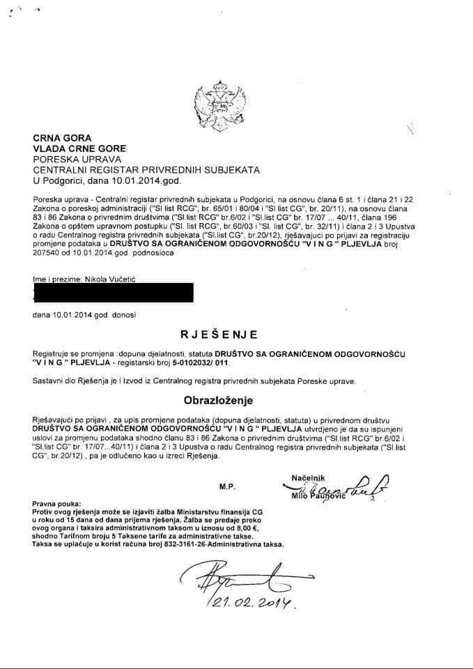Informacija XII 05/02-UP-156/4-25