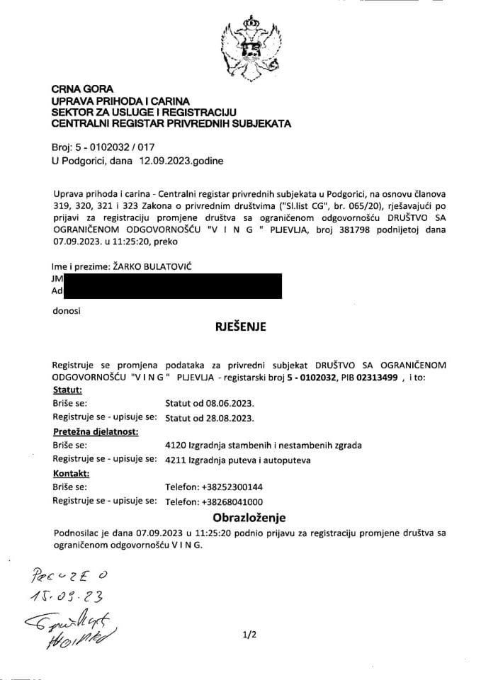 Informacija XVIII 05/02-UP-156/4-25