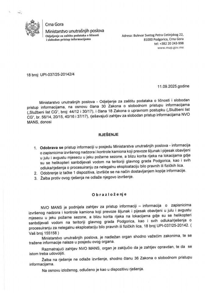 rješenje br. 18-UPI-037/25-20142/4