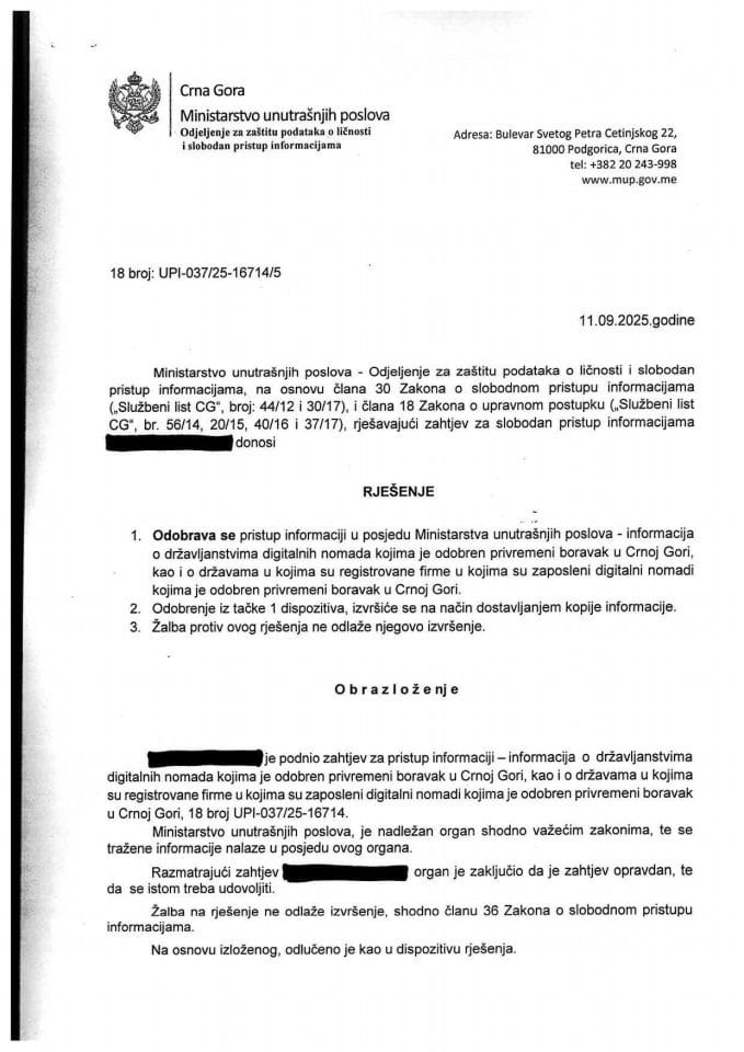 rješenje br. 18-UPI-037/25-16714/5