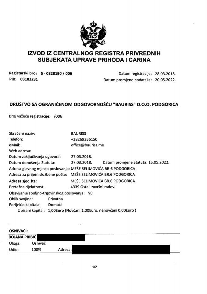 Informacija VI 05/02-UP-165/4-25