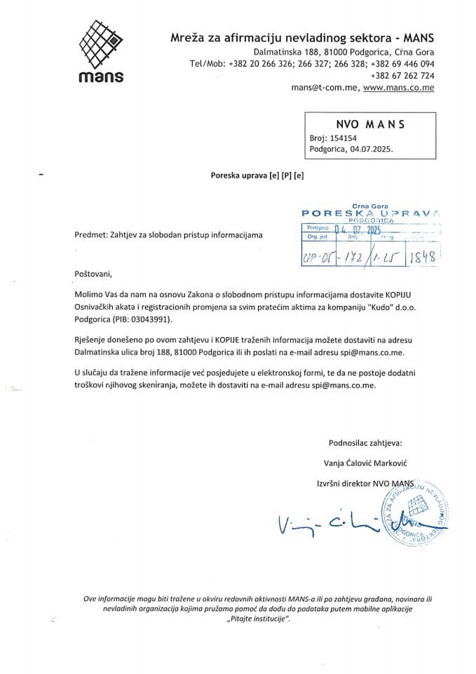 Rješenje 05/02-UP-172/2-25