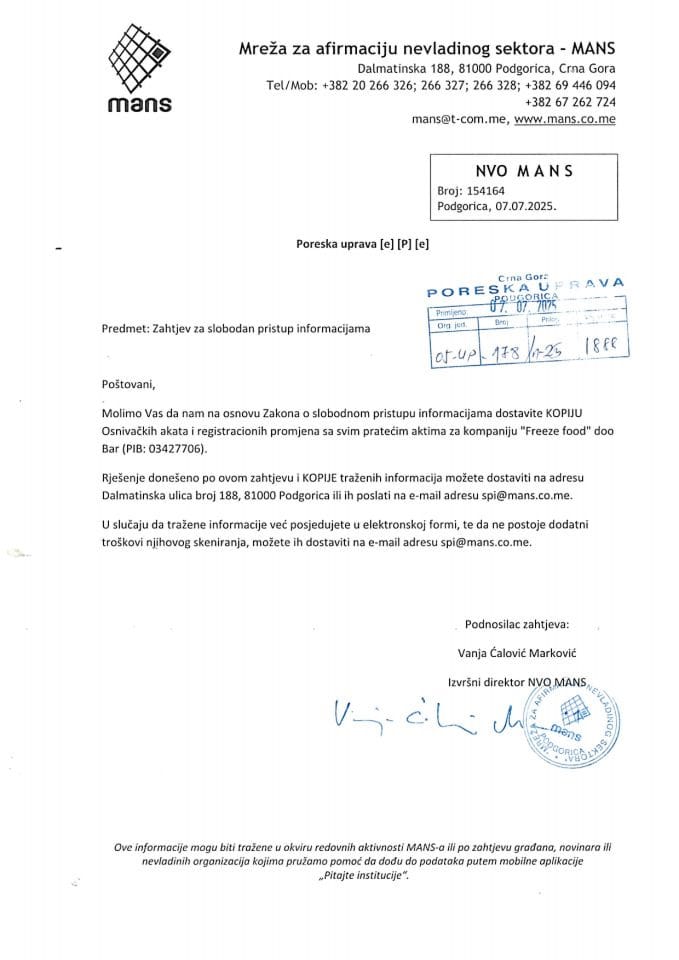 Rješenje 05/02-UP-178/2-25