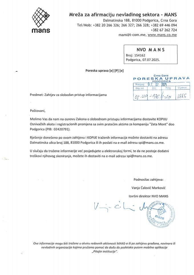 Rješenje 05/02-UP-176/2-25