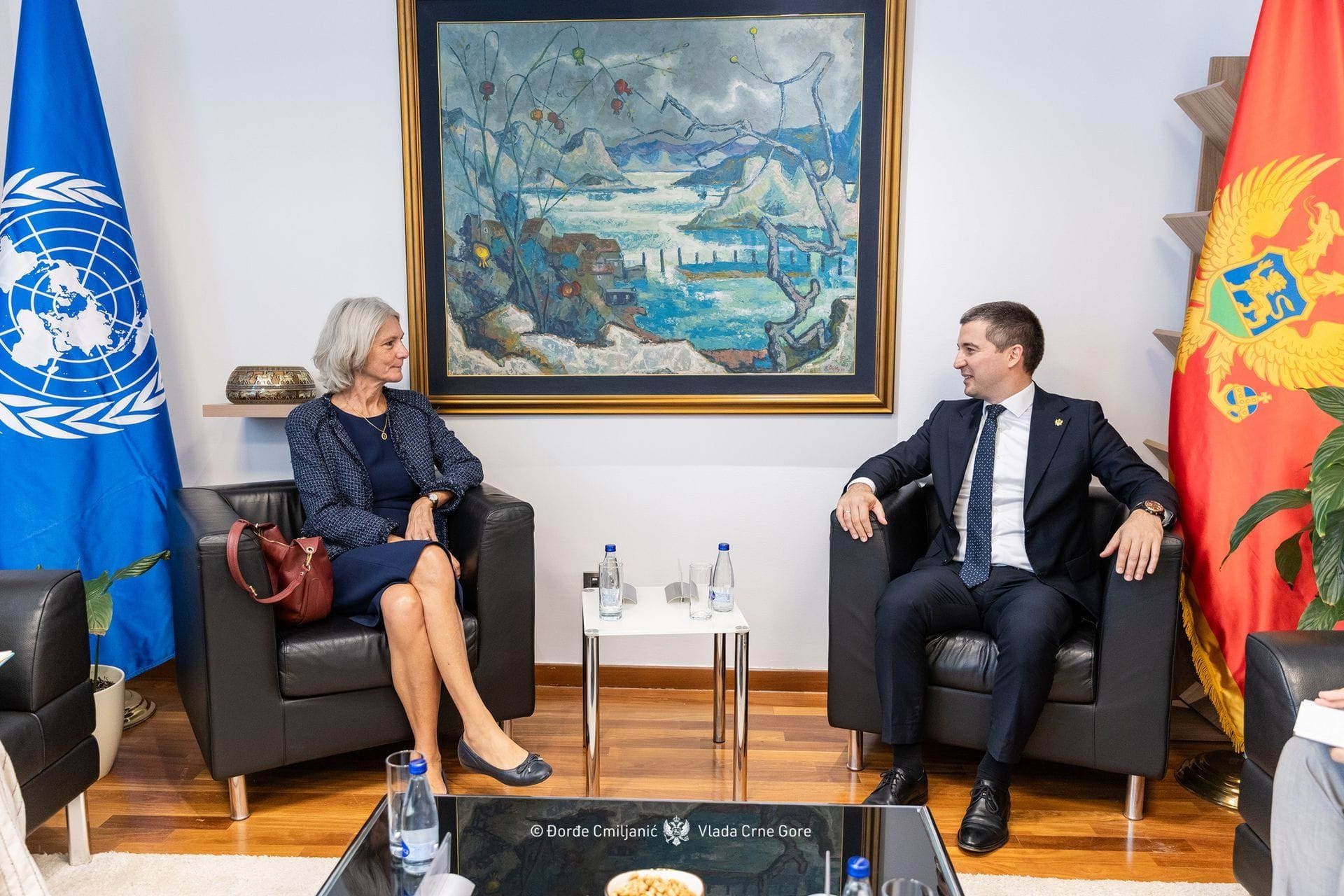 Bečić razgovarao sa rezidentnom koordinatorkom Ujedinjenih nacija Karolinom Tiso