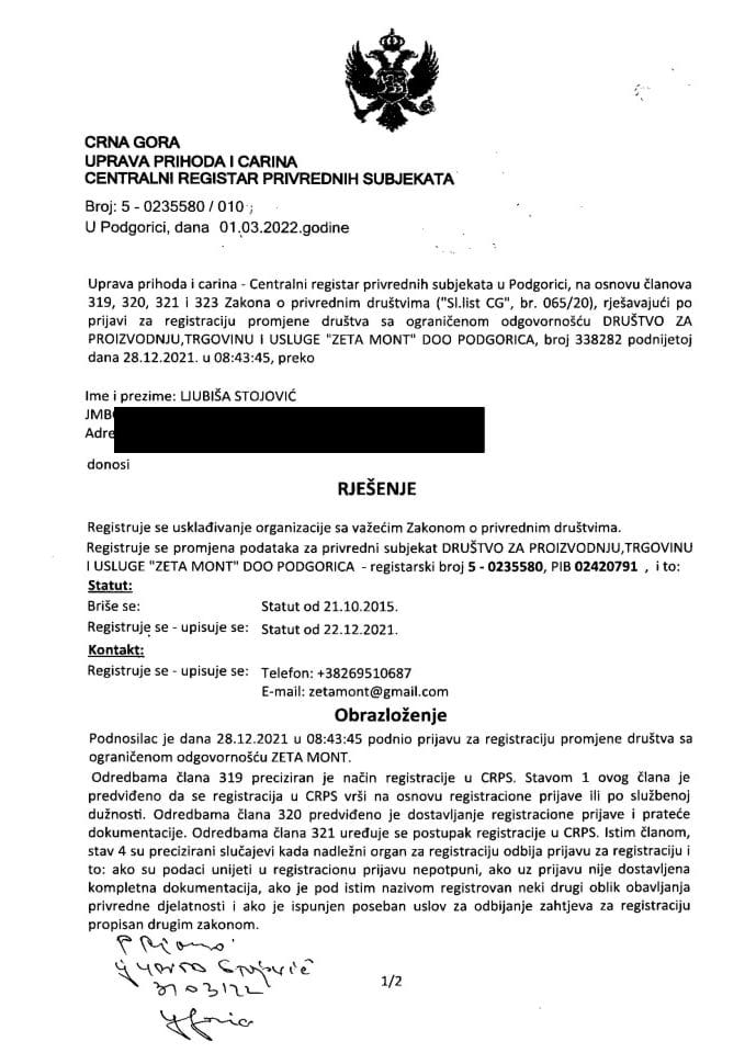 Informacija XII 05/02-UP-176/4-25
