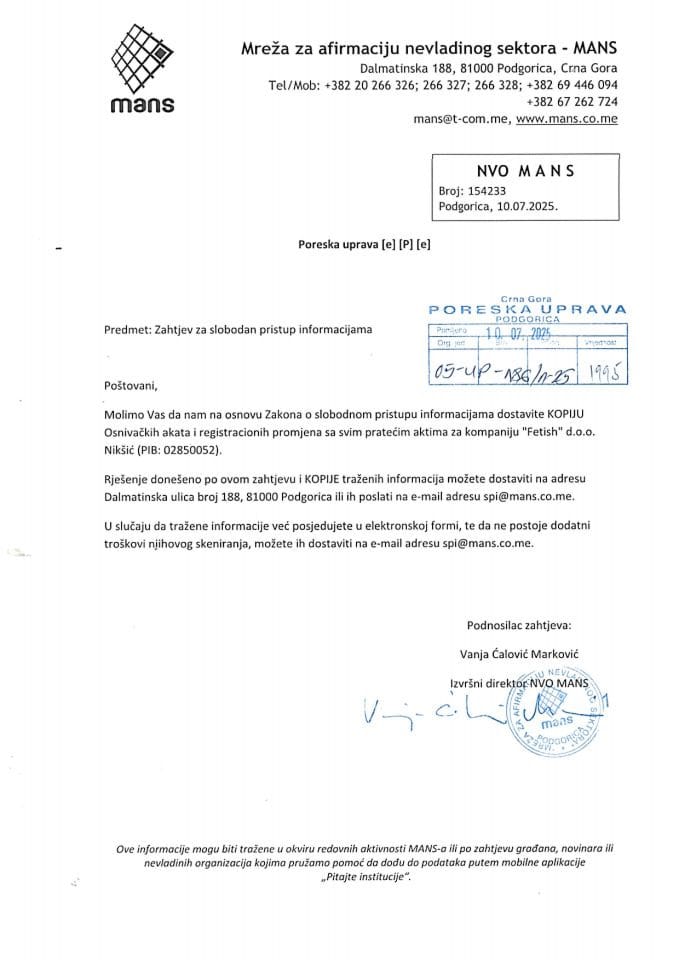 Rješenje 05/02-UP-186/2-25