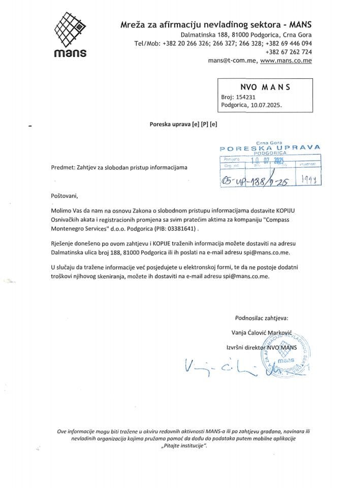 Rješenje 05/02-UP-188/2-25