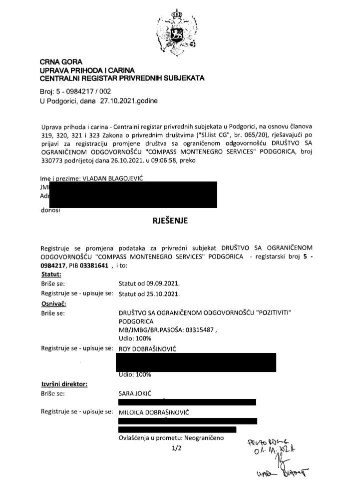 Informacija II 05/02-UP-188/4-25