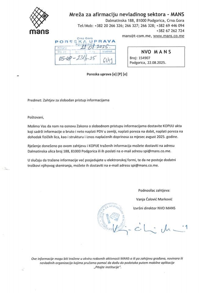 Rješenje 05/02-UP-231/2-25
