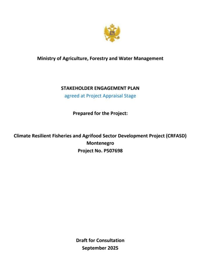 Stakeholder Engagement Plan (SEP)