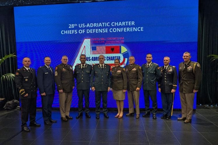 NGŠ brigadni general Miodrag Vuksanović na 28. konferenciji načelnika generalštabova u Tirani