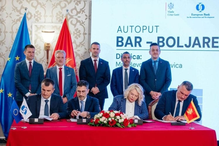 Ugovor o projektu za izgradnju druge dionice auto-puta Bar–Boljare