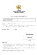 OBRAZAC PRIJAVE ZA POLAGANJE ISPITA ZA PRIPRAVNIKE OBRAZAC PRIJAVE ZA POLAGANJE ISPITA ZA PRIPRAVNIKE