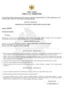 Јавни оглас о излагању на јавни увид података о непокретностима и правима на њима - Општина Гусиње (К.О.Грнчар)