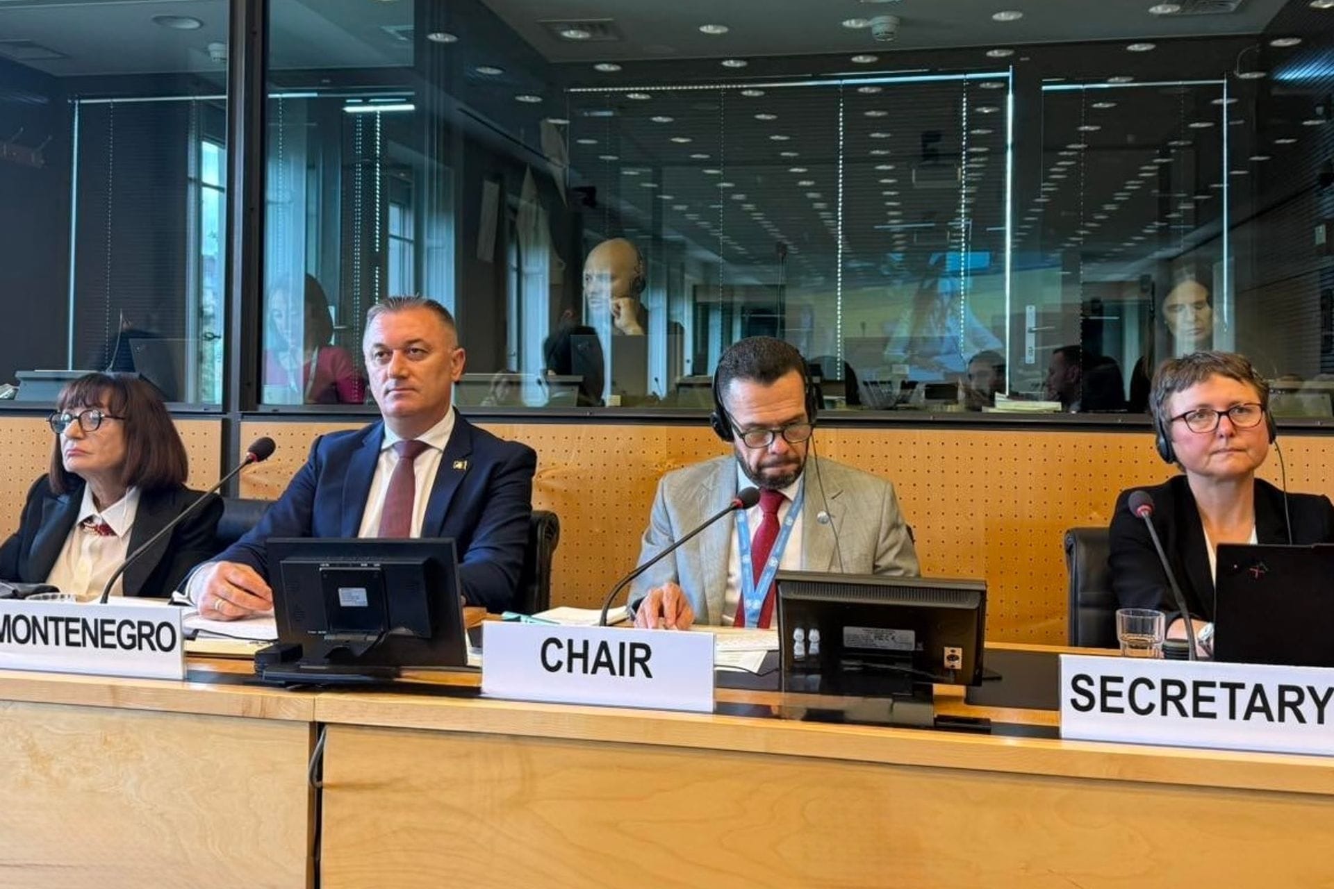 Delegacija Vlade Crne Gore na čelu sa ministrom Damirom Gutićem na 29. zasijedanju Komiteta UN u Ženevi