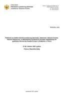 Predlog platforme za učešće ministra prostornog planiranja, urbanizma i državne imovine Slavena Radunovića na Ministarskoj konferenciji povodom obilježavanja 25. godišnjice Konvencije Savjeta Evrope o predjelima u Firenci, 27-28. oktobar 2025. godine