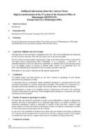 Additional information about the Contract Notice