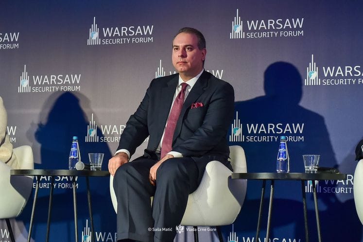 Potpredsjednik Vlade Filip Ivanović učestvovao na Varšavskom bezbjednosnom forumu