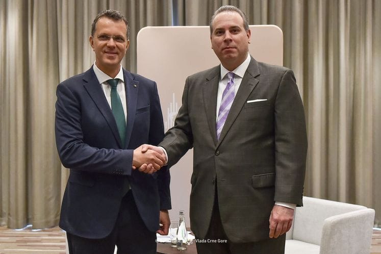 Filip Ivanović sa potpredsjednikom Vlade i ministrom narodne odbrane Rumunije Liviuom - Jonućom Mošteanuom