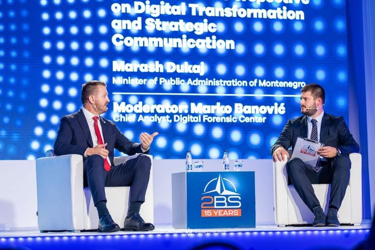 Ministar Dukaj na 2BS Forumu: Činimo sve da crnogorski sajber prostor štitimo u skladu sa naprednim standardima