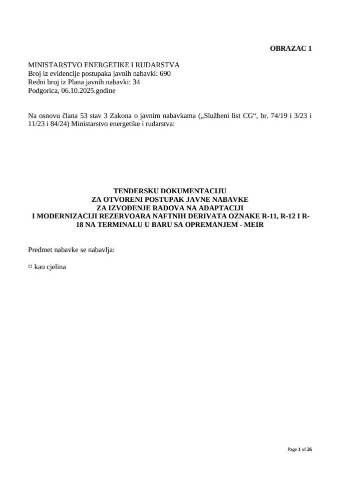 Tenderska dokumentacija-rekonstrukcija naftnih rezervoara - 06102025 - FINAL