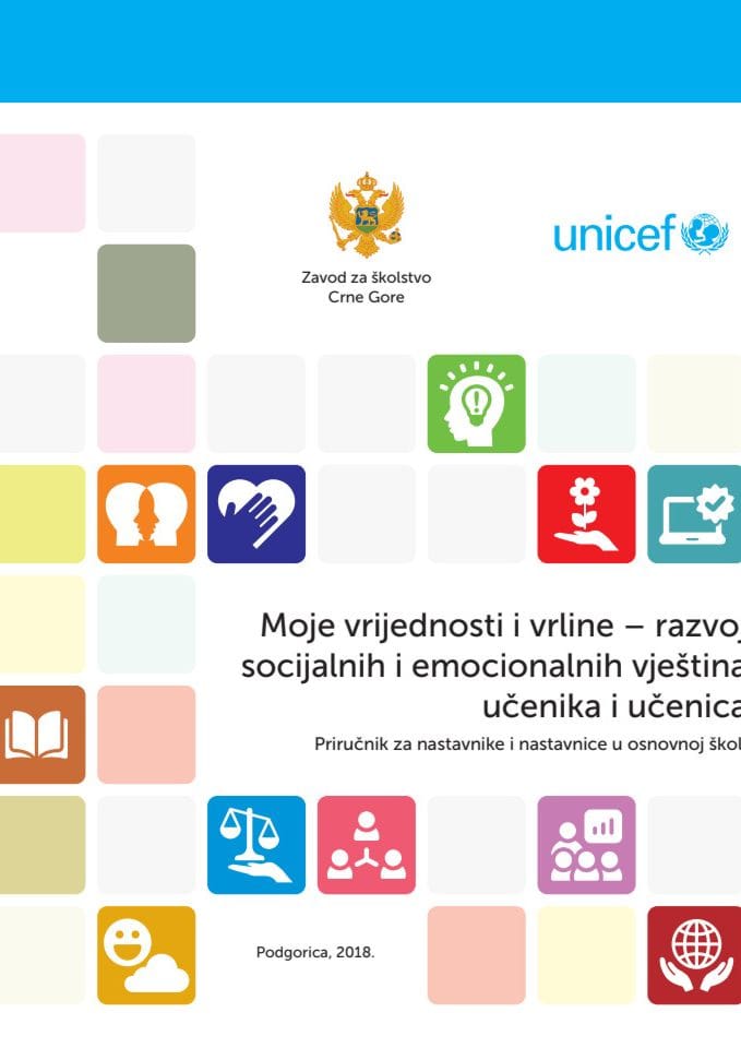 Priručnik za nastavnike i nastavnice u osnovnoj školi - razvoj socijalnih i emocionalnih vještina učenika i učenica - Moje vrijednosti i vrline