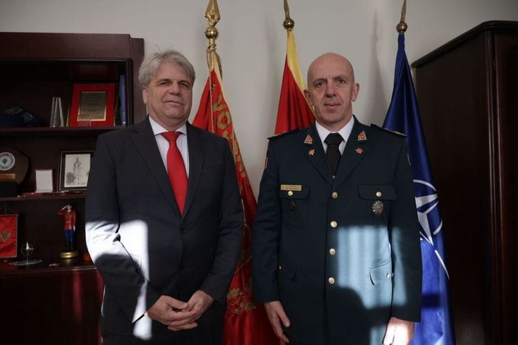 NGŠ Vuksanović sa austrijskim ambasaodrom i vojnim atašeom