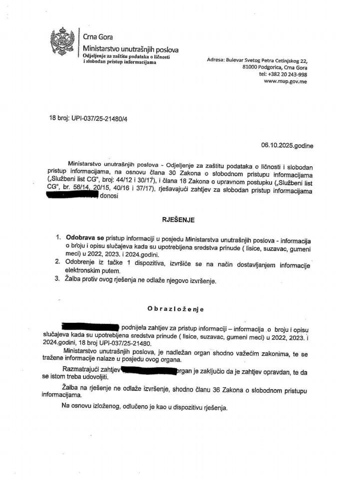 rješenje br. 18-UPI-037/25-21480/4