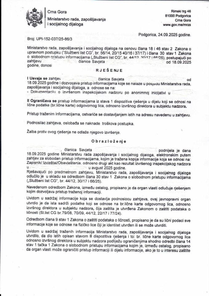 Rješenje br. UPI-152-037-25-86-3