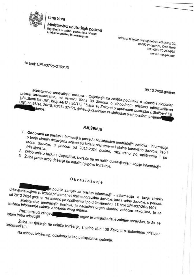 rješenje br. 18-UPI-037/25-21601/3