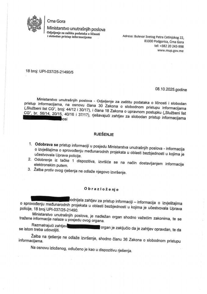 rješenje br. 18-UPI-037/25-21490/5