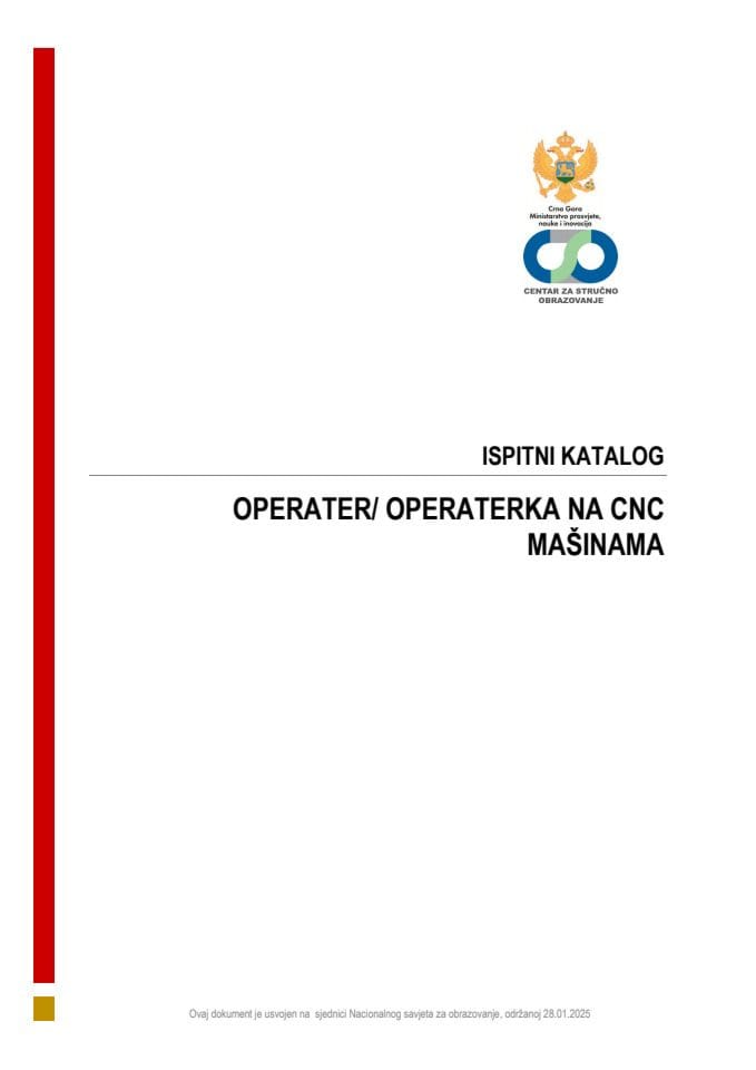 IK 050130 Operater na CNC mašinama