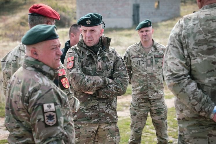 NGŠ brigadni general Vuksanović u obilazak kasarne u Pljevljima