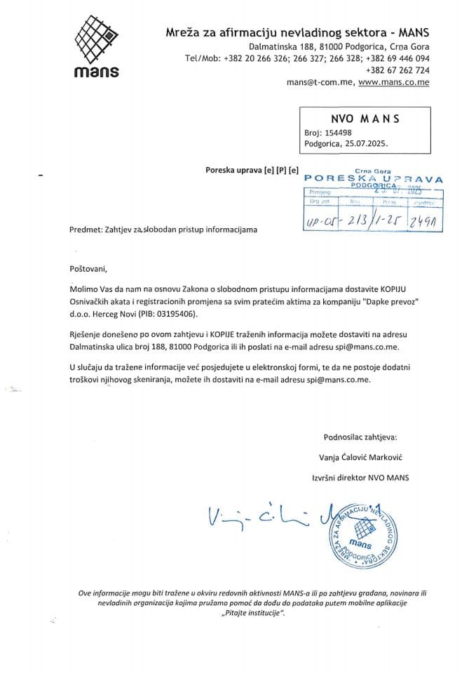 Rješenje 05/02-UP-213/2-25
