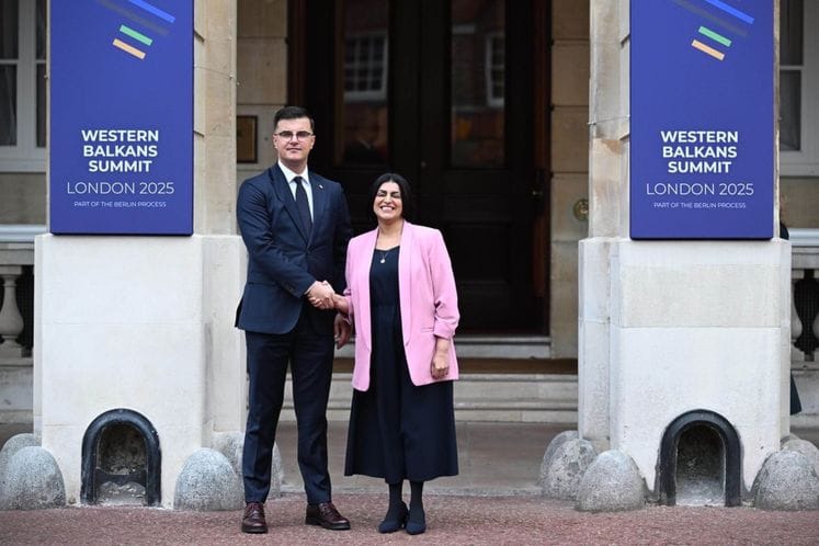 Министарка унутрашњих послова Уједињеног Краљевства са Шарановићем