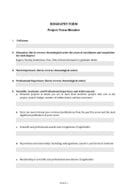 CV Project Team Member