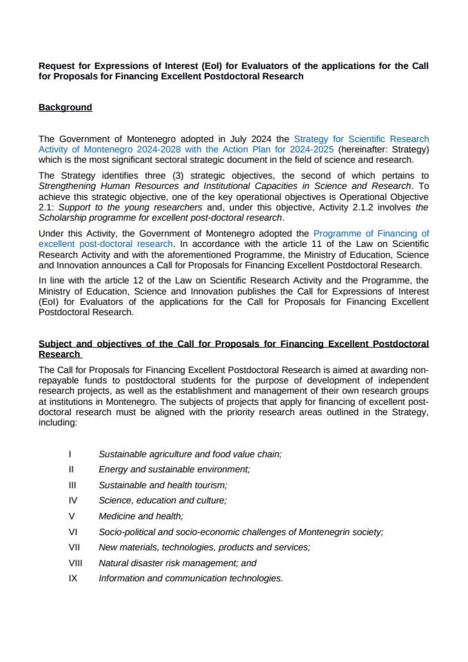 Request for EoI_Excellent Postdoc. Research