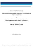 РЕОИ - Локални експерт из области сточарства ГОРАЦ1С06