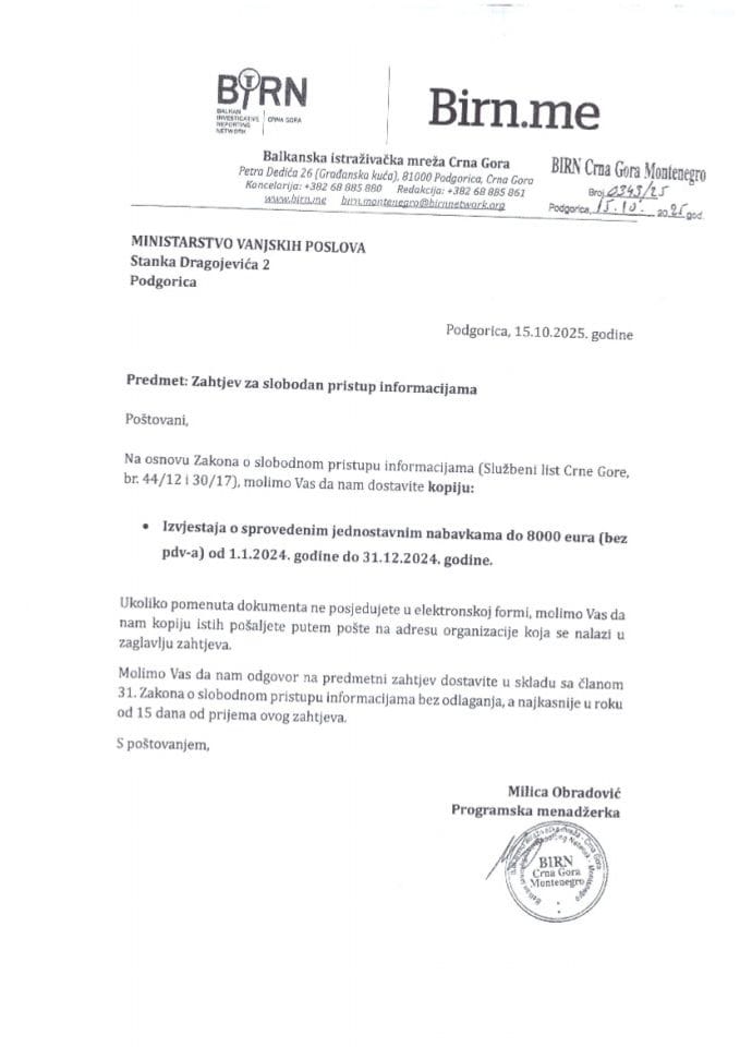 Rješenje UPI broj: 17/1-041/25-61-2