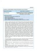 Izvještaj o sprovedenoj analizi procjene uticaja propisa (RIA)